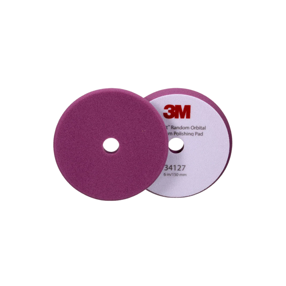 3M 34127 Foam Purple Polishing Pad 150mm (2 Pack)-1