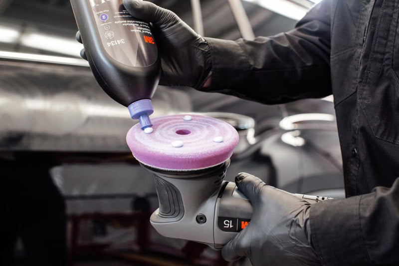 3M 34127 Foam Purple Polishing Pad 150mm (2 Pack)-2