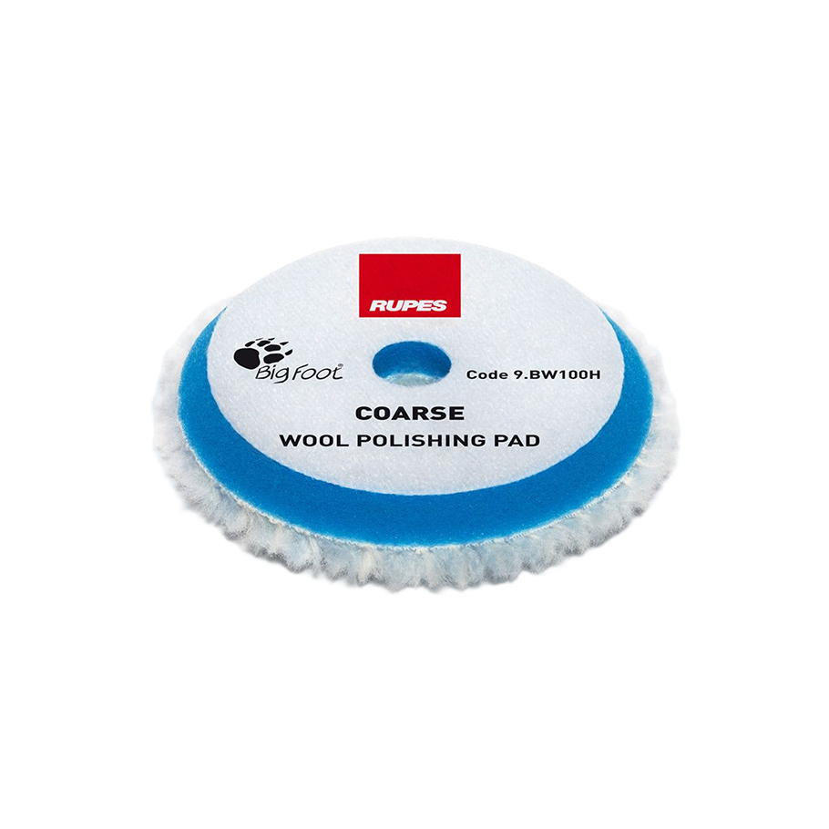 Rupes Bigfoot Blue Coarse Wool Pad 9.BW100H 150mm