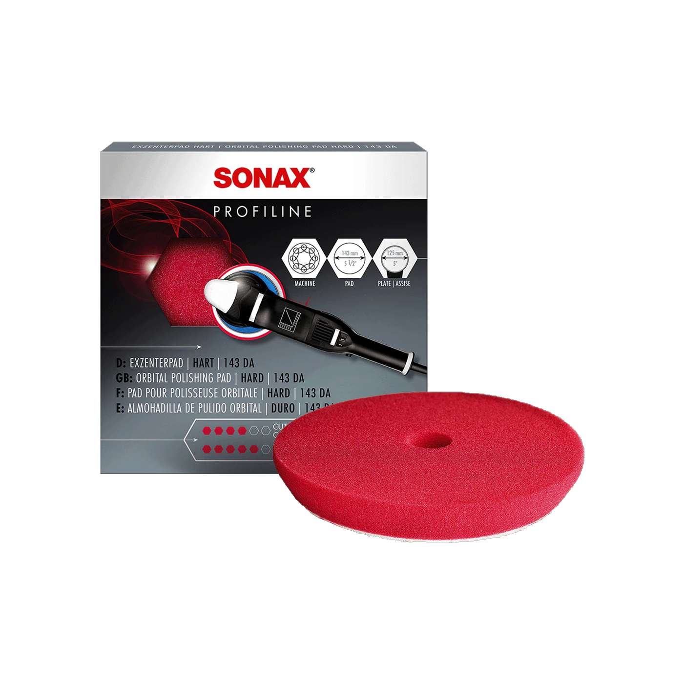 SONAX PROFILINE DA Foam Cutting Pad Hard